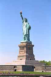 Juin 99 - la statue de la Libert